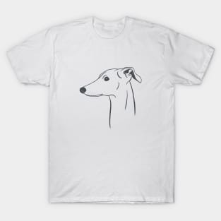 Italian Greyhound (Light Gray and Gray) T-Shirt